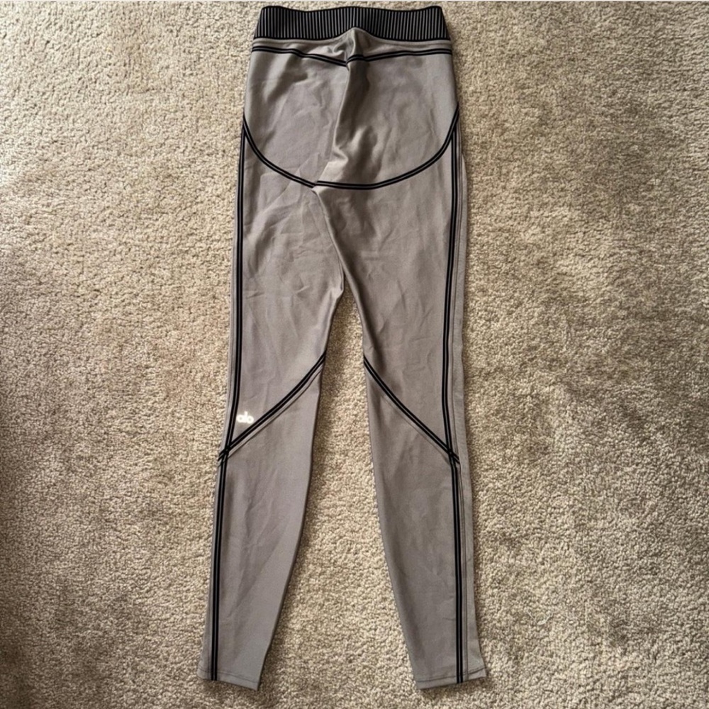 alo airlift mesh high waist line up Leggings olive tree size XS - Picture 6 of 10